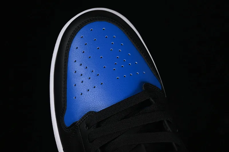 All categories Air Jordan Jordan series basketball shoes Air Jordan 1 Low Air Jordan 1 Low AJ1 Joe 1 black and blue low-top retro basketball shoes 553558-042